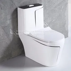 Good Quality Sanitary Ware One Piece Siphonic Bathroom Toilets thumbnail-1