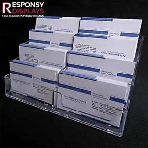 Commercial Use Acrylic Countertop Business Card Display Holder thumbnail-2