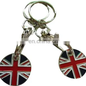 Union Jack Trolley Token Key Chain thumbnail-1