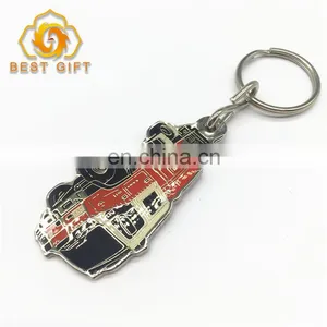 Soft Enamel Car Shape Zinc Alloy Keychains With Ring thumbnail-1