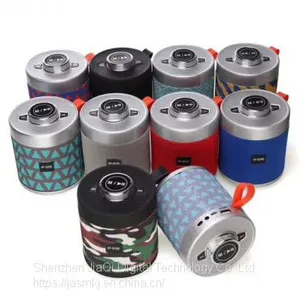 HFQ3SE Creative Retro Bluetooth Audio Portable Fabric Gifts Portable Outdoor Plug-in Card Bluetooth Speakers thumbnail-1