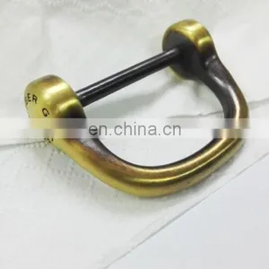 Brass Gold High Quality d Ring Buckle for Bags thumbnail-2