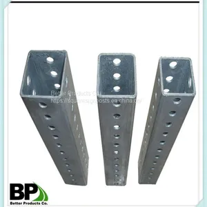 12 & 14 Gauge Perforated Souare Sign Post thumbnail-4