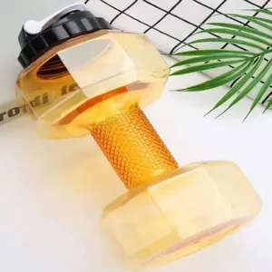 Dumbbell Shape Fitness Creative Large-capacity Sports Drinking Bottle Space Portable Water Cup thumbnail-2