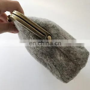 Customized Felt Handbag Coin Bag thumbnail-3