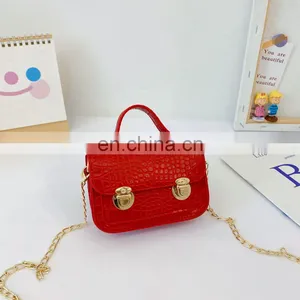 Kids Girls Pu Leather Crossbody Bag Children Mini Purse Shoulder Messenger Bag Handbag Satchel Bag thumbnail-2