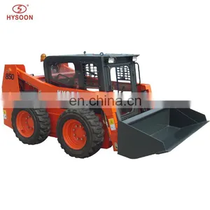 Cheap Price High Quality Mining Equipment Skidsteer Loaders 850kg Compact Loader With Earth Bucket thumbnail-2