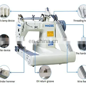 MC 928-2PL HIGH-SPEED THREE NEEDLE FEED-OFF-THE-ARM CHAINSTITCH MACHINE thumbnail-2