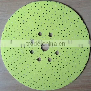 Multi-holes Yellow Drywall Sanding Abrasive Dics Velcro DKD thumbnail-3