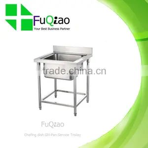 Factory Price Stainless Steel Kitchen Sink Table thumbnail-1
