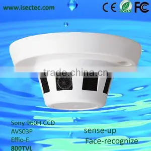 1/3" Sony CCD High Definition 800TVL CCTV Hidden Camera Look Like Smoke Detector With 2.1mm/2.8mm/3.6mm-6mm Lens thumbnail-1