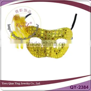 Dark Blue Simple Design Plastic Evening Dresses Cocktail Party Masks thumbnail-2