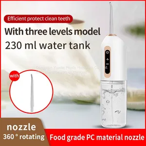 Popular Beauty Device Custom Logo USB Rechargeable Mini Travel Portable Jet Electronic Oral Water Flosser thumbnail-3