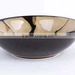 16-piece Reactive Glaze Stoneware Dinnerware Set With Painted Buds thumbnail-4