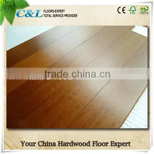 T&G System Smooth Multilayer Engineered Taun Wood Flooring thumbnail-1