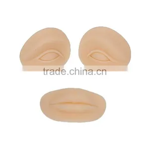 Natural Rubber Tattoo Practice Synthetic Skin For Eyes & Lips thumbnail-2