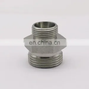 1/4 Inch 1/8 Inch G1 Unf Thread Hydraulic Pipe Adapter 90 Degree Elbow Stainless Steel Three Ends Male Pipe Tee thumbnail-5