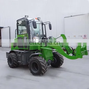 0.8ton Zl08 CE Multifunctional 4WD Garden Yard Mini Loader thumbnail-4