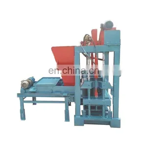 QTJ4-25 Small Manual Hollow Block Machine Fly Ash Brick Making Equipment Machinery For Small Industries thumbnail-1