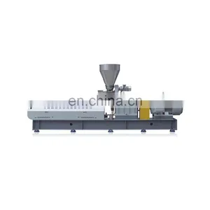 Best Selling Grey Building Block Type Lab Twin Screw Plastic Sheet Machine Extruder Pvc thumbnail-1