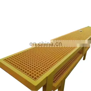 For Chemical Industry Used High Quality FRP Deck Floor Platform Grating Plastic Walkway Grating thumbnail-2