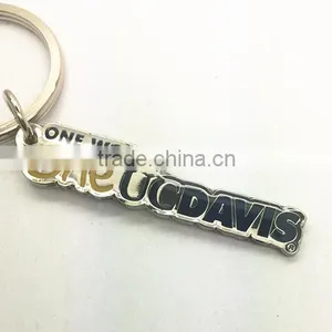 One World One UCdavis Epoxy Key Chain Metal Key Chain Custom Key Chain thumbnail-1