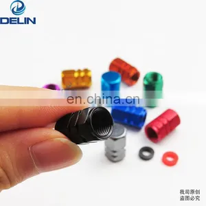 Hexagon Valve Covers for Auto Bike Motorcycle With O-ring Seal Car Tire Valve Stem Caps thumbnail-3