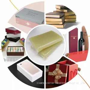 Technical Support Available Hot Melt Adhesive Technical Gelatin Glue Jelly Sticker Glue for Rigid Box Manufacturer thumbnail-2