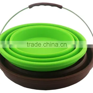Muti-Functional Food Grade Folding Beach Bucket thumbnail-1