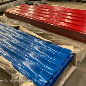 New 0.13-1.0mm Prepainted Steel Corrugated Roofing Sheet Customized PPGI/PPGL Roofing Tile Color Steel Roof Tile For Building thumbnail-5