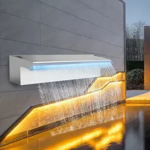 Stainless Steel 304 High Quality PIKES Water Descent High Stability Reliable LED Waterfall For Wholesale thumbnail-1