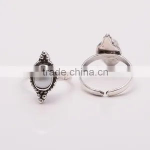PEARL TOE RING ,925 Sterling Silver Jewelry Wholesale,WHOLESALE SILVER JEWELRY,SILVER EXPORTER,SILVER JEWELRY FROM INDIA thumbnail-1