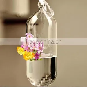Hanging Glass Flower Water Vase Glass Terrariums Wholesale thumbnail-1