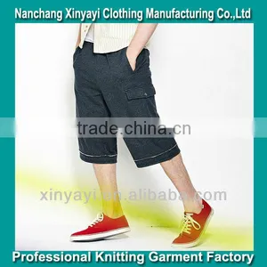 High Quality Cotton Knitting Short Sweat Pants for Men Wholesale thumbnail-2