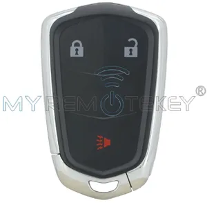 FCC HYQ2EB 433mhz Smart Key 3 Button HYQ2AB 315mhz ID46 Chip for Cadillac CTS 2014 2015 PN: 13580797 thumbnail-1