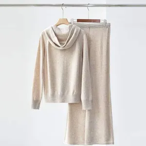 OEM Cashmere Knitwear Cardigans With Zip for Fashion Designers thumbnail-4