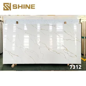 Modern Design Sintered Stone Kitchen Countertop Polished Artificial Quartz Natural Marble Rock Slab Widely Used thumbnail-1