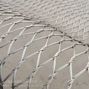 Galvanized High-Strength Stainless Steel Wire Rope Mesh for Zoo Animal Enclosures thumbnail-5