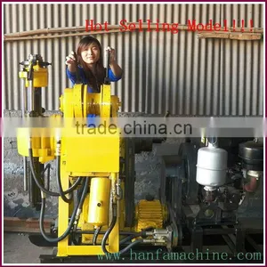 Best Selling in Africa! Trailer With Wheels! HF200 Rock Core Digging Machine thumbnail-1