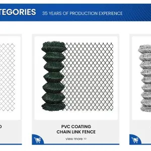 Heavy Duty Chain Link Fence Galvanized Steel Security Fence for Construction Site, Sports Field, and Residential Property thumbnail-4