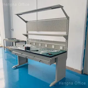 Mechanic Workbench With Storage Cabinets for Auto Repair Shop, Scratch-Resistant Powder Coated Steel Tool Bench, China Manufacturer thumbnail-1