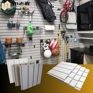 Manufacturer Premium PVC Slatwall Panel Slat Wall for Garage thumbnail-1