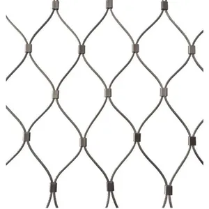 Professional Standard Stainless Steel Wire Rope Mesh, Cable Mesh, and Metal Rope Mesh for Sale. thumbnail-5