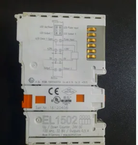 BECKHOFF EL1502 EtherCAT Analog Output Terminal 2-Channel ±10V DC PLC Industrial Automation I/O Module thumbnail-3