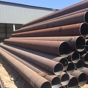 ERW Welded Round Tube Q195 Q235 Carbon Steel Pipe Hollow Round Tube for Construction thumbnail-2