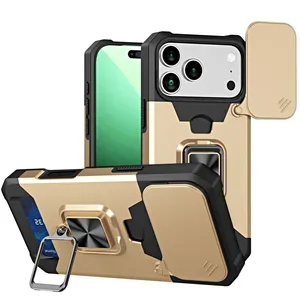 Magsafe Compatible Magnetic Phone Case for IPhone 18 17 16 Pro - Strong Magnet Bumper thumbnail-2
