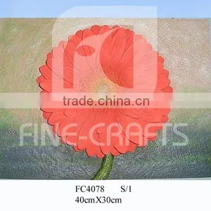 Polyresin Flower Wall Plaque Decoration thumbnail-1
