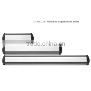 Good Quality 14/16/18'' Factory Aluminum Magnetic Kitchen Knife Holder Magnetic Knife Storage Strip thumbnail-1