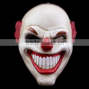 In-stock 2015 High Quality Resin Halloween Party Mask Props Clown Payday 2 Red Nose thumbnail-1