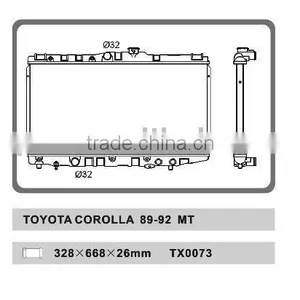 Auto Radiator for TOYOTA COROLLA 89-92 MT thumbnail-1